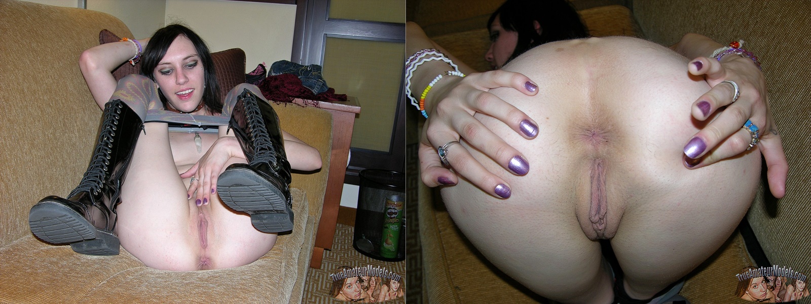 Amateur Girls Spreading Apart Their Dirty and Stinky Buttholes!