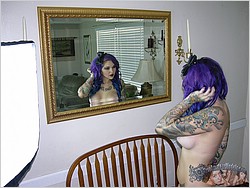 Nude Tattooed Punk Rock Babe - Kandie Model From Trueamateurmodels.com