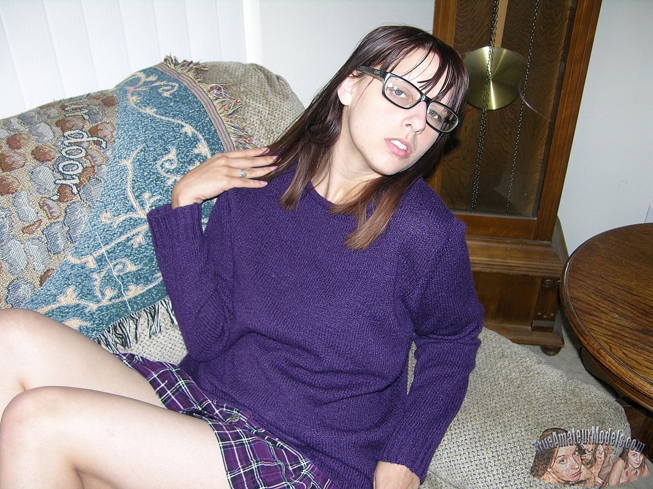 She wasn't too sure about doing the amateur modeling at first. 