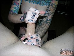 Tattooed POV Handjob Porn Pictures - Sully and Ray Edwards From TrueAmateurModels.com