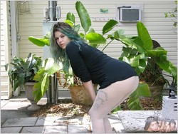 Teen Nudist Outdoor Shower - Destiny D. From TrueAmateurModels.com